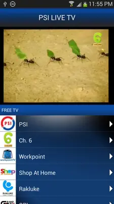 PSI TV android App screenshot 1